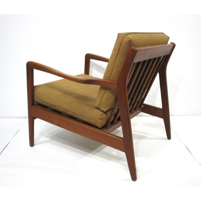 Mid 20th Century Folke Ohlsson Walnut Lounge Chair by Dux For Sale - Image 5 of 11