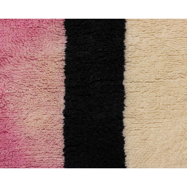 Early 21st Century Hand-Knotted Wool Rug by Azele Studio For Sale - Image 5 of 9