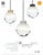 Stone Lighting Pd650 Morph 8" Pendant Light – Satin Brass & Clear Crystal Glass – New Open Box For Sale In Dallas - Image 6 of 6