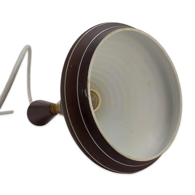 Moe Light Vintage Mid-Century Modern Light Pendant Light Fixture Moe Light For Sale - Image 4 of 7