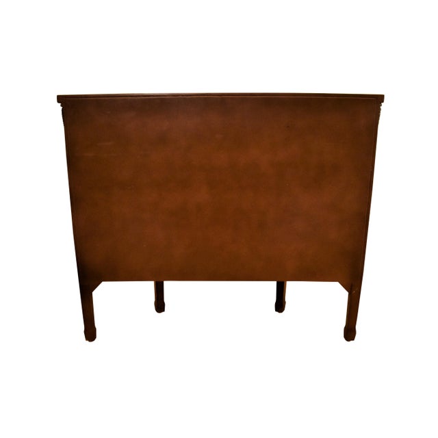 Mid 20th Century French Louis XVI Style Marquetry Demilune Cabinet For Sale - Image 11 of 12