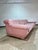 Vintage Postmodern 1990’s Sculptural Pink Leather Sofa For Sale In Tampa - Image 6 of 12
