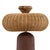 A striking blend of natural texture and sculptural form, this floor lamp brings artisan-inspired warmth to any space....