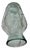1980s 19-Inch Italian Blown Glass Baluster Vase With Bulk Coastal Seashell Collection For Sale - Image 5 of 6