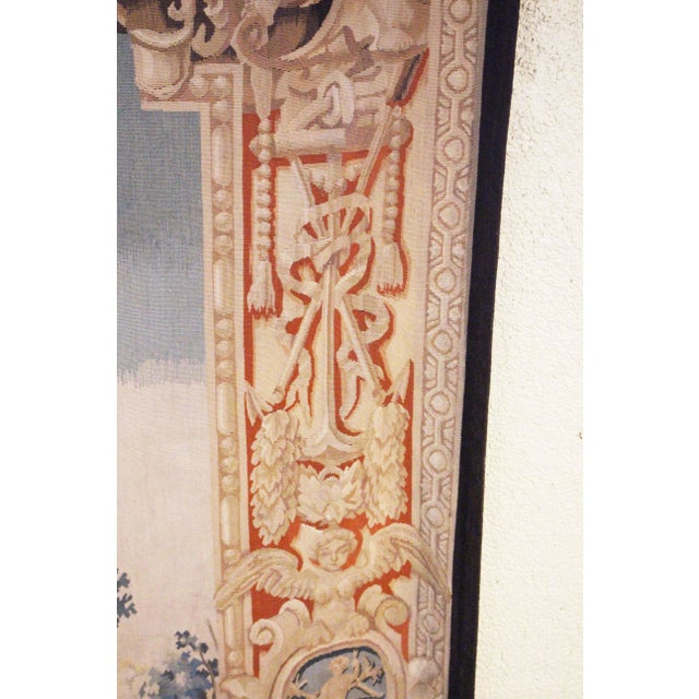 17th Century Circa 1680 Belgian Mythological Scene & Armorial Tapestry For Sale - Image 5 of 7