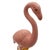 Mid-Century Modern Mid 20th Century Ceramic Fancy Bird Pink & Gold Flamingo Tabletop Statue For Sale - Image 3 of 10