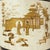 A Pair English Export Hexagonal Tea Caddy Hand-Painted Chinoiserie Landscape Table Lamp For Sale In New York - Image 6 of 11