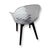 Italian Vintage Italian Signed Calligaris St. Tropez. Graphite Chair - 2 Pairs 4 Chairs. For Sale - Image 3 of 5