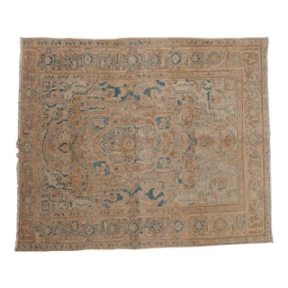Vintage Distressed Ahar Square Rug - 5'1" X 5'10" For Sale