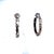 John Hardy Estate Pebble Hoop Earrings Sterling Silver JH20 TRUSTED SELLER SINCE 2002 PLEASE SEE OUR HUNDREDS OF POSITIVE...