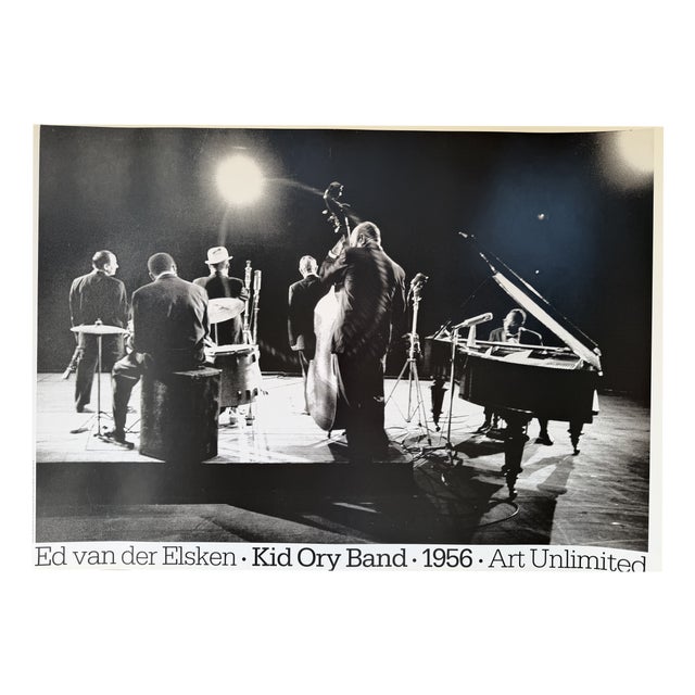 Kid Ory Band Poster from Ed Van Der Elsken, 1956 For Sale