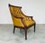 Old Hickory Furniture Co. Louis XVI Style Tufted Golden Cognac Leather Lounge Chair by Old Hickory Tannery For Sale - Image 4 of 12