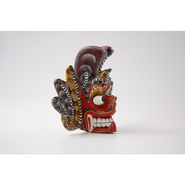 Wood Traditional Wooden Mask, 1970s, Set of 3 For Sale - Image 7 of 14