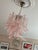 Pink Pink Murano Chandelier in the style of Mazzega For Sale - Image 8 of 8