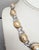 1990s Vintage 1990s Signed Monet Rhodium Plated Faux-Pearl Link Collar Necklace For Sale - Image 5 of 11