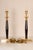 Vintage Italian Table Lamps Black Marble and Gold a Pair For Sale - Image 9 of 12