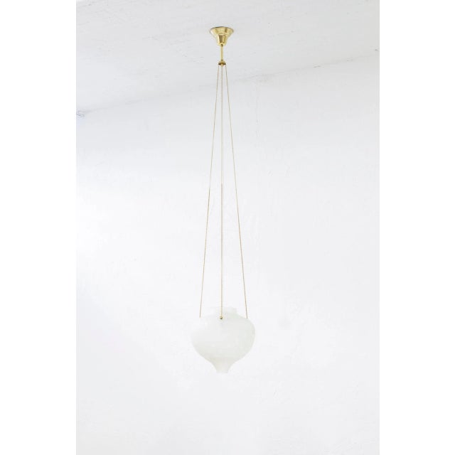Swedish Modern Pandant, Flygsfors, 1940's For Sale - Image 9 of 9