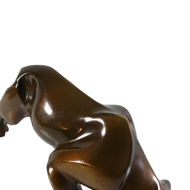 1990s Bronze Puma Sculpture from Janet Rosetta, 1990s For Sale - Image 5 of 8
