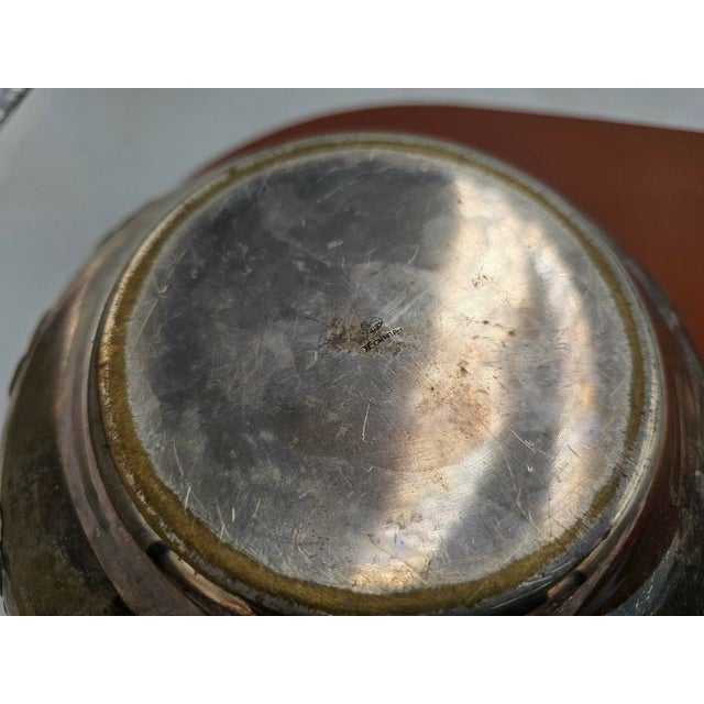 1930s Astral Plated Platters with Eneret Mark, 1890s, Set of 2 For Sale - Image 5 of 9