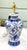 Blue Large Blue & White Ginger Jar Lamp With Silk Shade - 32" For Sale - Image 8 of 8