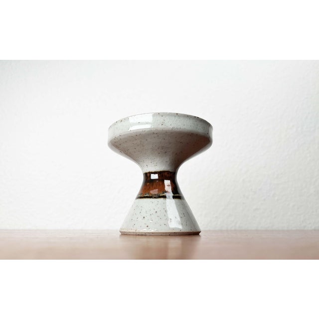 Mid-Century Modern Danish Studio Pottery Candleholder from Jette Andersen Keramik, 1960s, in Very Good conditions....