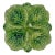 Vintage Green Ceramic Cabbage Lettuce Leaf Serving Platter Bowl Portugal For Sale