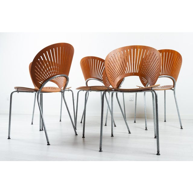 Nanna Ditzel Trinid Dining Chairs in Teak by Nanna Ditzel, 1990s, Set of 6 For Sale - Image 4 of 18