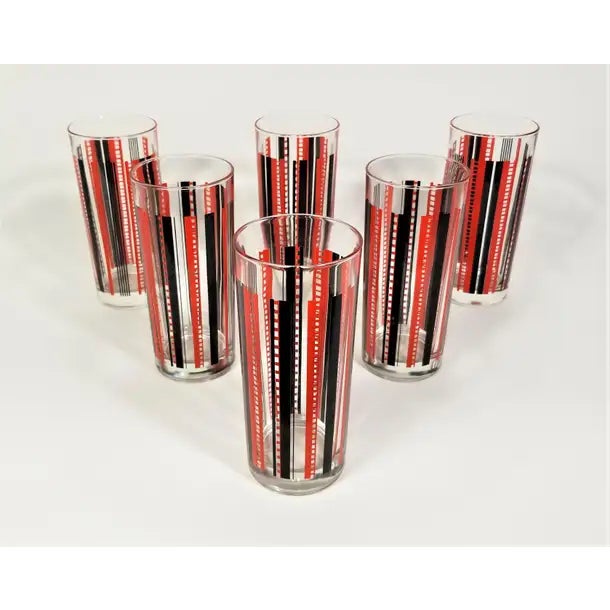 Italian Mid Century 1950s Glassware Barware Made in Italy For Sale - Image 11 of 15