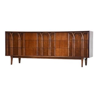 1960s Refinished Walnut Dresser by Red Lion For Sale