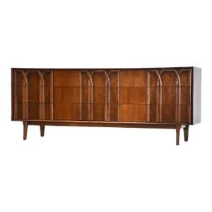 1960s Refinished Walnut Dresser by Red Lion