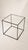 Vintage Coffee Table in Metal and Glass, 1990 For Sale - Image 4 of 4