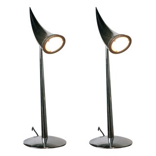 Ara Table Lamps by Philippe Starck, 1988, Set of 2 For Sale