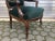 Wood Antique Baroque Style Throne Armchair For Sale - Image 7 of 18