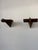 Vintage Metal Wall Sconces with Rust-Like Patina, France, 1970, Set of 2 For Sale - Image 6 of 8