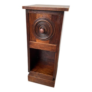 Oak Bedside Table from Dudouyt, 1940s For Sale