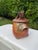 Vintage Mark Heimann Studio Pottery Covered Jar With Sculptural Handles For Sale - Image 4 of 9