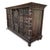 Antique Genoese coin cabinet from the 17th century, constructed with a walnut frame and poplar drawers veneered in walnut....