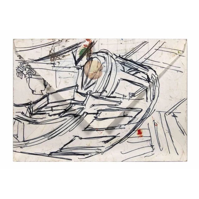 Still Life is an Ink and tempera drawing realized by Reynold Arnould (Le Havre 1919 - Parigi 1980). Good condition on a...