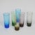 Mid-Century Modern Vintage Colored Glass Glasses, 1960s, Set of 6 For Sale - Image 3 of 5