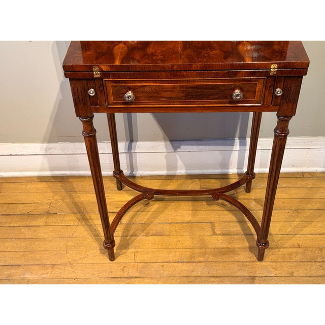 Wood Antique Federal-Style Writing Desk / Secretary For Sale - Image 7 of 10