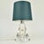 Metal Mid 20th Century Mid Century Modern Bubble Crystal Glass Table Lamp For Sale - Image 7 of 8