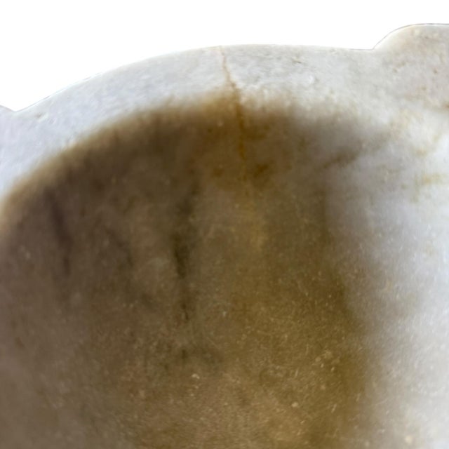 Antique French Marble Apothecary Mortar C. 1880–1900 For Sale In Los Angeles - Image 6 of 8