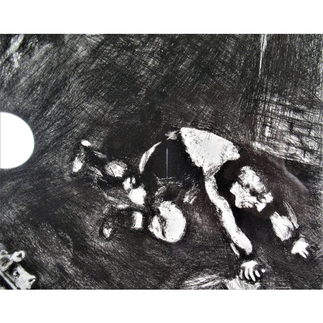 Modern Marc Chagall, l' Avare Qui a Perdu son Tresor, From the suite Les Fables De La Fontaine, 1927 For Sale - Image 3 of 5