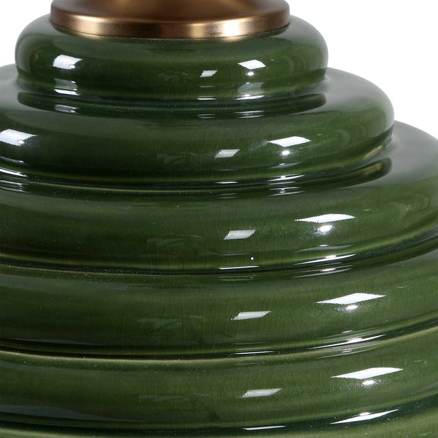 McKay Dark Green Table Lamp For Sale In Chicago - Image 6 of 6
