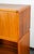 Mid Century Danish Modern Bookshelf Cabinet Teak Shelves Doors MCM Shelf 2 Pc For Sale - Image 10 of 12