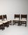 1970s Set of Six Oak Brutalist Dining Chairs For Sale - Image 14 of 15
