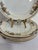 Cream Vintage Meito China Hand-Painted Floral Salad Plates, Set of 6 For Sale - Image 8 of 10