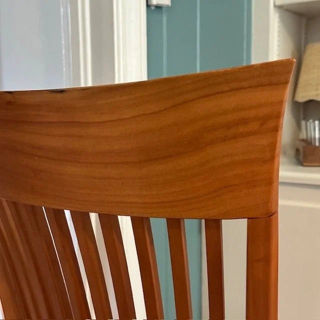 Wood Set of 8 a Sibau Dining Chairs For Sale - Image 7 of 13