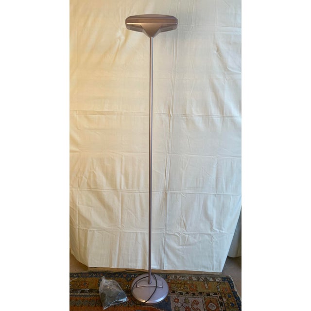 "Ferrari Design" floor lamp, produced by F.lli Martini "Qualità in Luce" in 1980. Available in three colors: green, pink,...