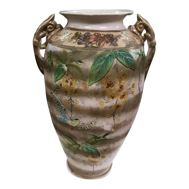 Antique 19th Century Japan Moriage Vase For Sale